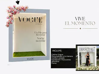 Cabina vogue y cabina espejada
