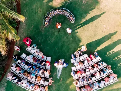 Toma aérea con Drone - fotógrafo de bodas Chiclayo