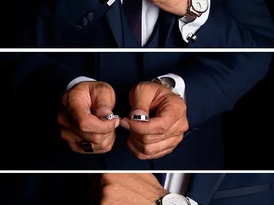 Detalles del novio - fotógrafo de bodas Chiclayo