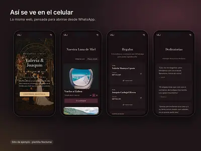 Plantilla Nocturna en el celular
